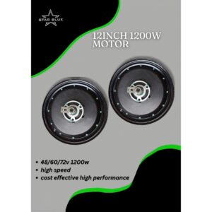 12 inch 1200w motor 48/60/72v dsic