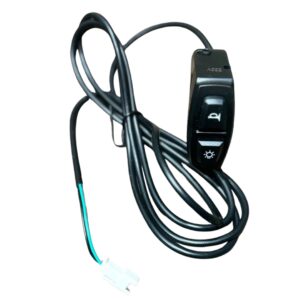 Light horn switch for hub motor bycycle kit