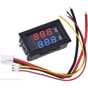 Volt and amp display