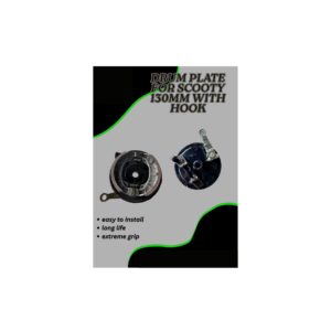 Scooter drumplate 130mm with alimunium