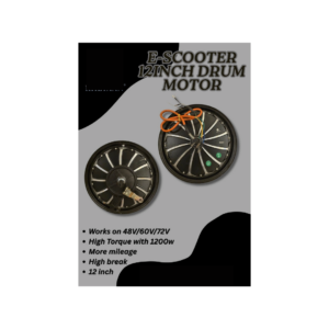E scooter 12 inch drum motor 48/60/72v 1200w