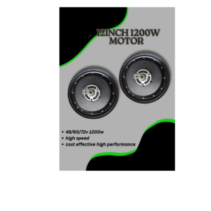 12 inch 1200w motor 48/60/72v dsic